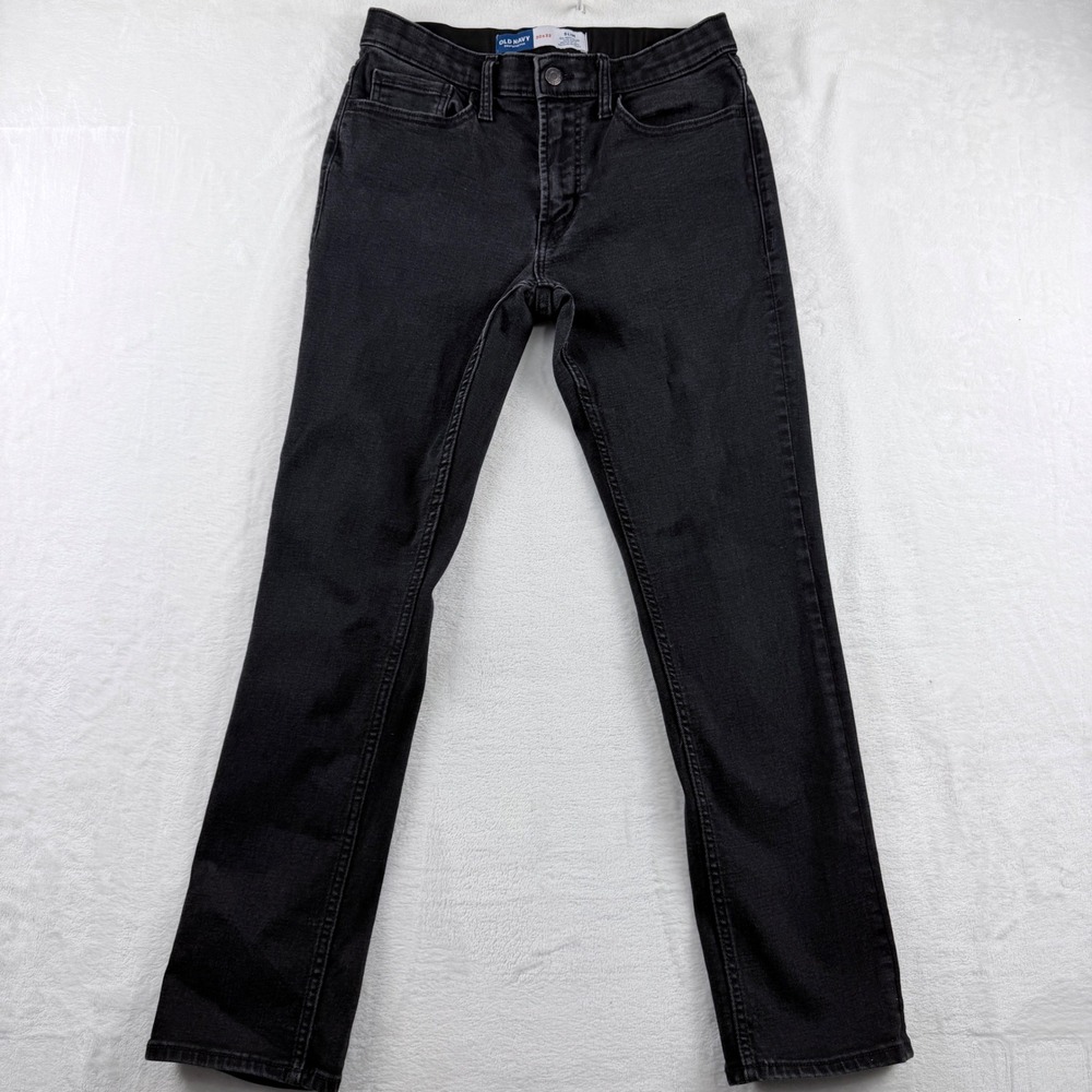 Old Navy Jeans Slim 360 Stretch Black 30x32 - Picture 1 of 9